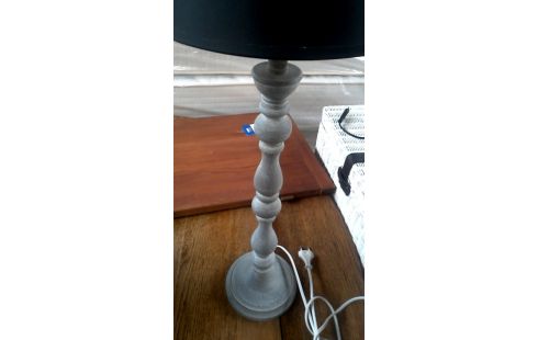 TAFELLAMP GRIJS CERUSE