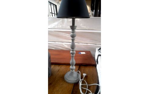 TAFELLAMP GRIJS CERUSE