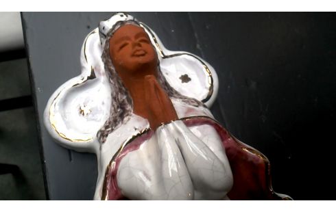 WIJWATERVAT OLV WILFRED TERRA COTTA