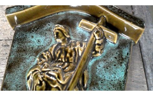 OBJET DECO TERRA COTTA VERTE EMAIL