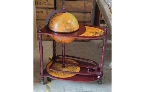 DESSERTE BAR MAPPEMONDE