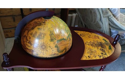 DESSERTE BAR MAPPEMONDE