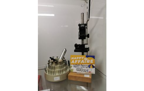 OUTIL DE BIJOUTERIE DONT PERSEUCE SUSPENDUE+SUPPORT + ÉTAU DE PRÉCISION + SUPPORT