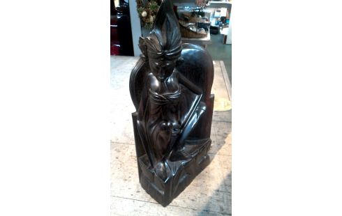 STATUE ASIATISCH EBENHOLZ