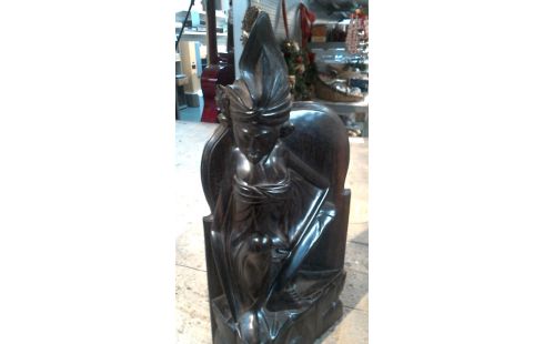 STATUE ASIATISCH EBENHOLZ