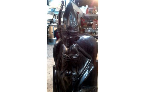 STATUE ASIATISCH EBENHOLZ