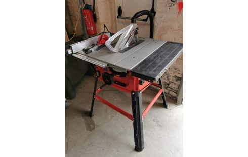 SCIE ELECTRIQUE TABLE EINHELL + ACCESSOIRE