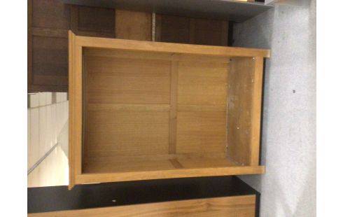 PENDERIE CHÊNE CLAIR OUVERTE