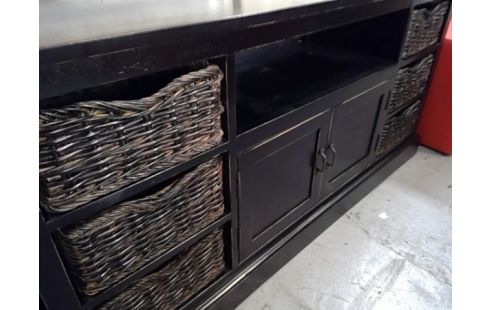 MEUBLE TV TIROIR OSIER