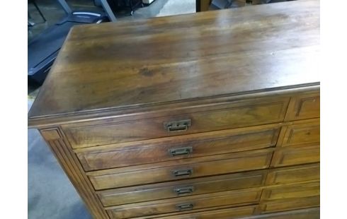 MEUBLE ANCIEN 12 TIROIRS
