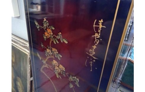 MEUBLE CHINOIS TONS ROUGES +