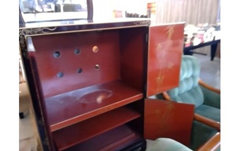 MEUBLE CHINOIS TONS ROUGES +