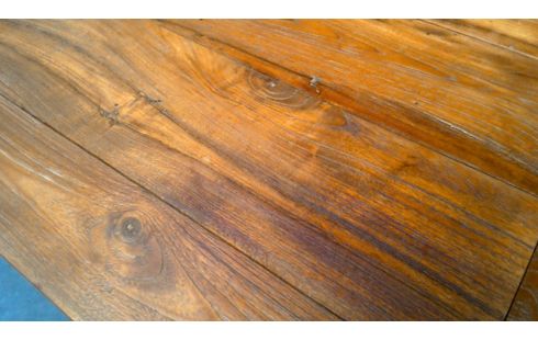 ESSTISCH MASSIV TEAKHOLZ 2 SCHUBLADEN