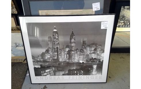 ENCADREMENT PHOTO NEW YORK NOIR ET BLANC 1943