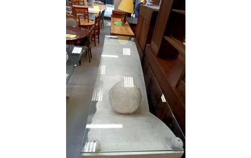 ENFILADE +MIROIR STYLE PIERRE ANTIQUE /CLE