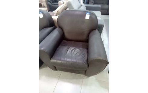 FAUTEUIL CLUB SIMILI NOIR