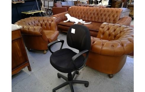 CHAISE DE BUREAU NOIR