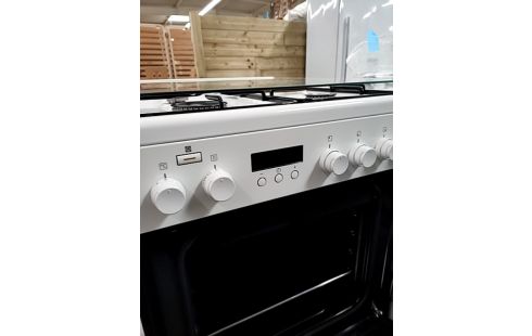 GAZINIERE MIXTE BLANC AVEC 1 FOYER ÉLECTRIQUE