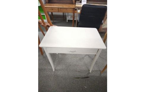 TABLE 1 TIROIR PATINE GRISE