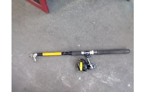 CANNE A PECHE AVEC MOULINET