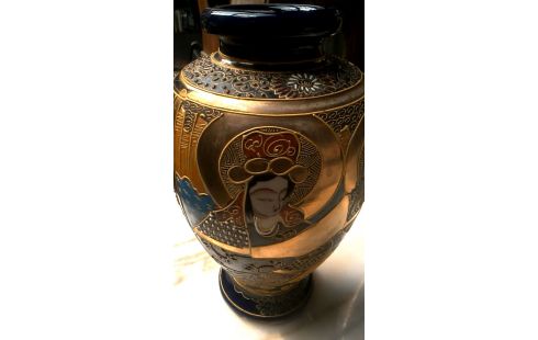 JARRÓN SATSUMA JAPONÉS