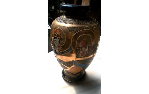 JARRÓN SATSUMA JAPONÉS