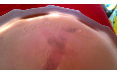 VASE ROSE ART DECO. SCHNEIDER