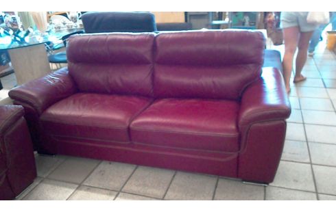 WOHNZIMMER LEDER, , SOFA, , 1 SESSEL