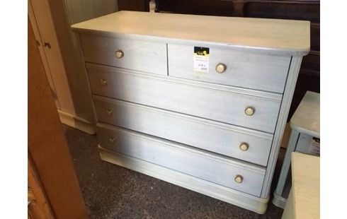 COMMODE CERUSE 5 TIROIRS