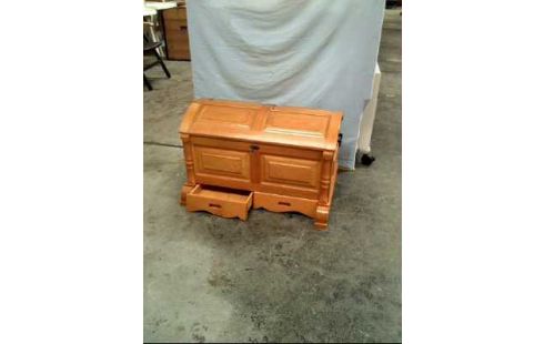 HOLZTRUHE HOLZ HELL 2-SCHUBLADEN