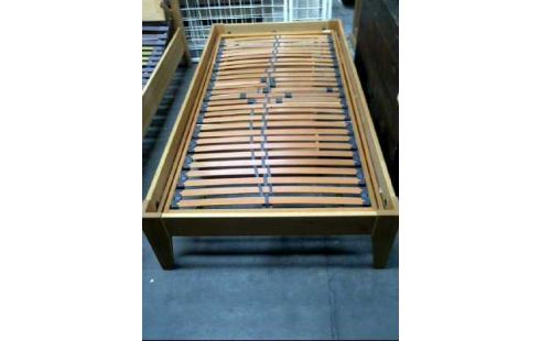 BETT VOLLHOLZ BUCHE 100X200 M. SCHUBLADE