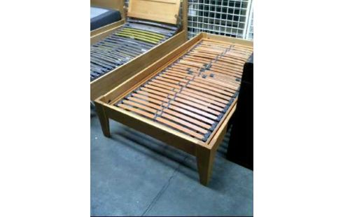 BETT VOLLHOLZ BUCHE 100X200 M. SCHUBLADE