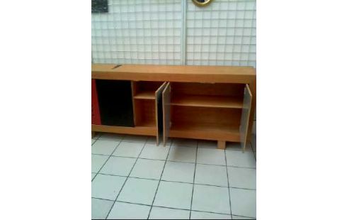 SIDEBOARD HOLZ 5-TÜREN 2SCHIEBET. FARBIG