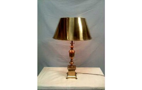 TISCHLAMPE 2-LEUCHTEN GOLDF. VINTAGE