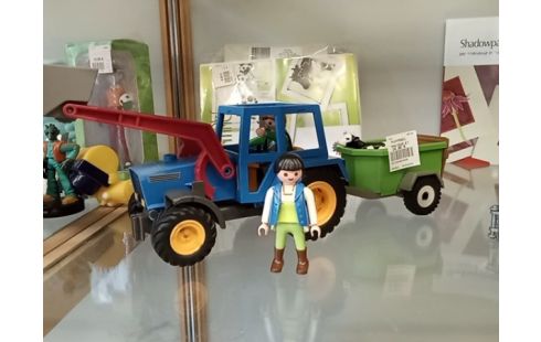 PLAYMOBIL TRACTEUR ET REMORQUE