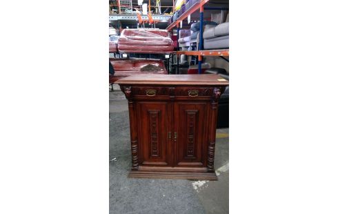 MEUBLE CHENE TETE DE LION