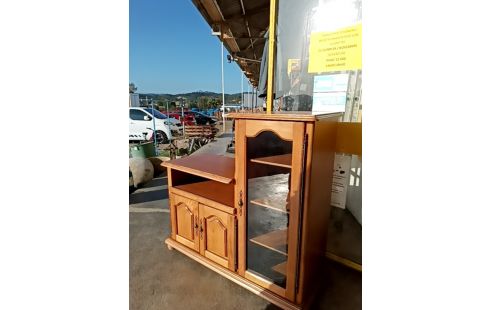 MEUBLE TV HI-FI FAÇON CHÊNE