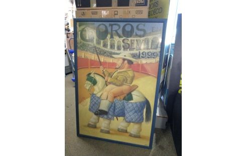 AFFICHE TOROS EN SEVILLA 1999 BOTERO