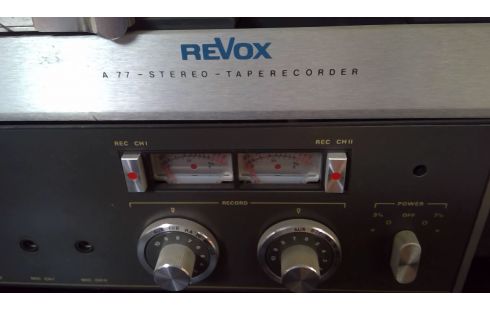 BANDOPNEMER REVOX A77 STEREO TAPERECORDER