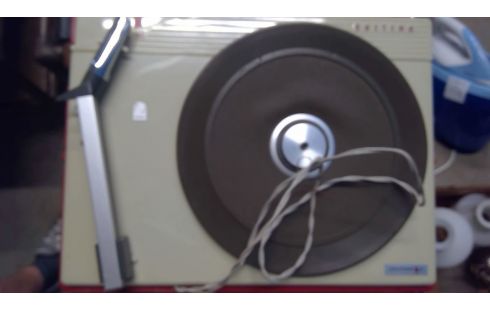 PLATTENSPIELER PHILIPS, , RAHMEN 1, , HOLZ OVAL