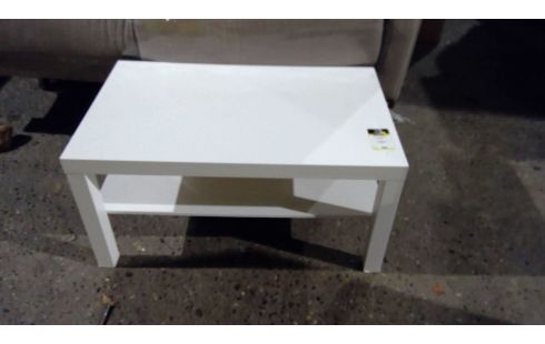 Table Basse IKEA Noire En Bois – Format Rectangulaire, Bon état, Salon