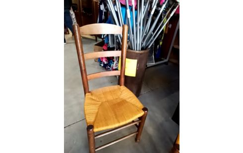 CHAISE PAILLEE BOIS