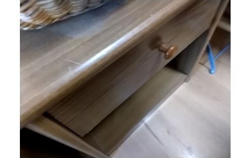 CHEVET 1 TIROIR MARRON