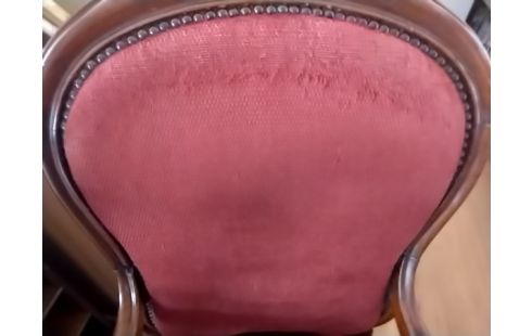 FAUTEUIL ANCIEN ROUGE