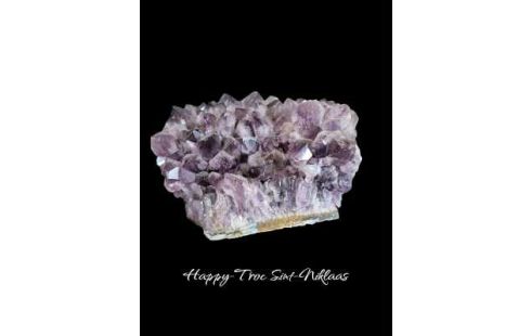 OBJET DECO AMETHYSTE MINERAL VIOLET