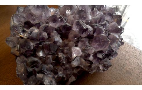 OBJET DECO AMETHYSTE MINERAL VIOLET