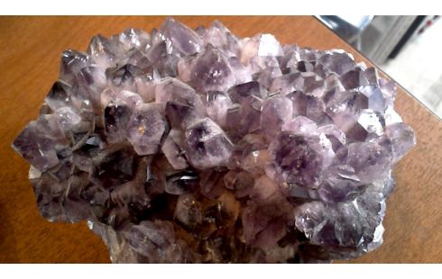 OBJET DECO AMETHYSTE MINERAL VIOLET