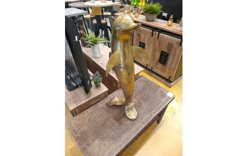 SCULPTURE DAUPHIN LAITON