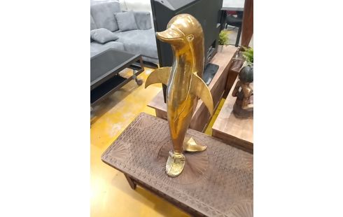 SCULPTURE DAUPHIN LAITON