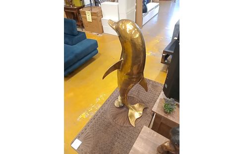 SCULPTURE DAUPHIN LAITON